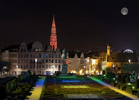 Bruxelles vue du Mont des Arts